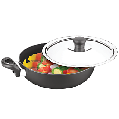 Kadai with Stainless Steel Lid 28 CM