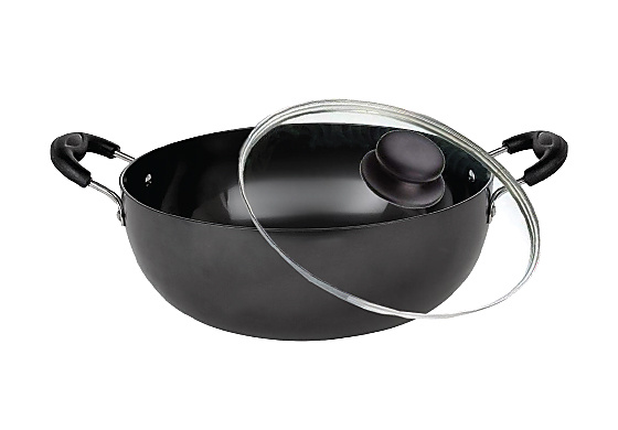 Kadai with Glass Lid 28 CM